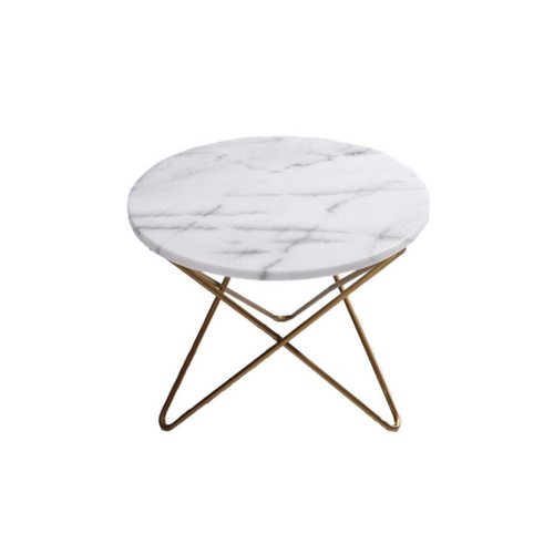 Reproduction of Manon Marble Side Table