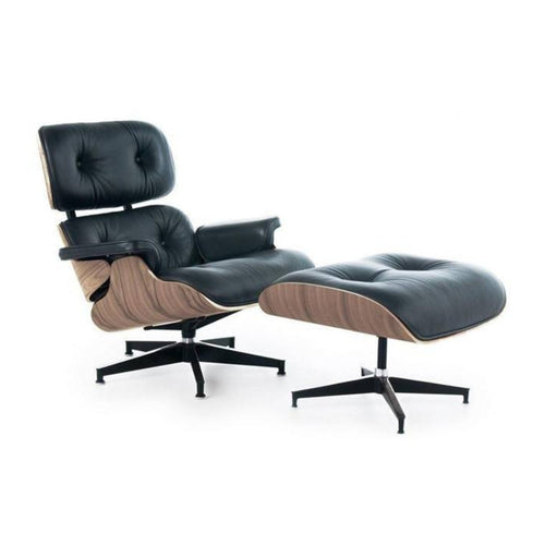 Reproduction of Lounge Chair + Ottoman