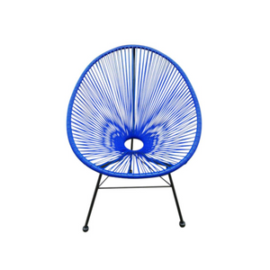 Reproduction of Acapulco Chair - Dark Blue
