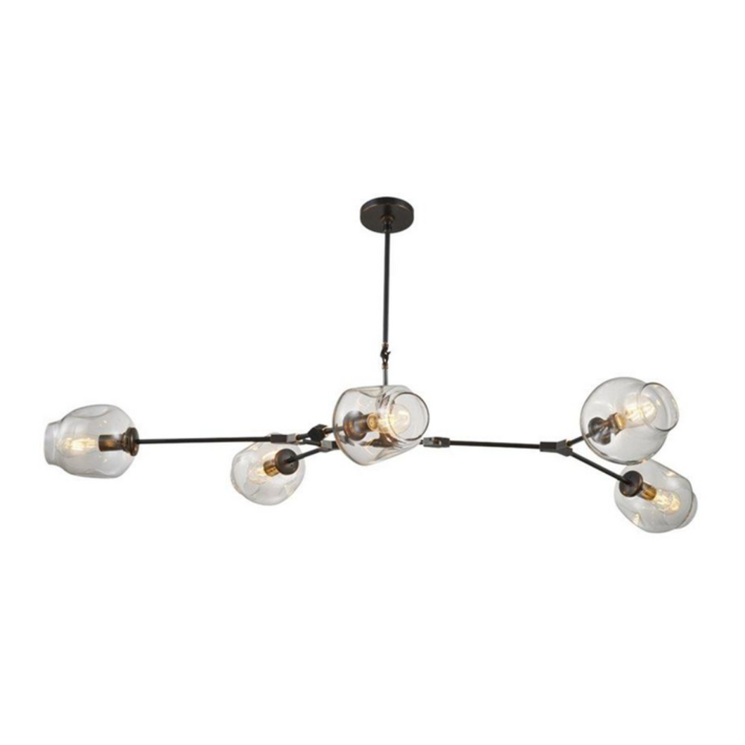 Reproduction of Lindsey Adelman Bubble Chandelier - 5 Globe