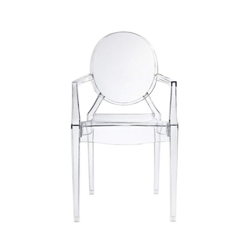 Reproduction of Philippe Starck Louis Ghost Armchair