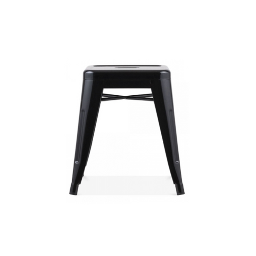 Reproduction of Xavier Pauchard Tolix Style Stool Chair - Black