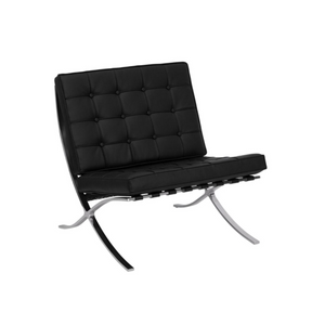 Reproduction of Mies Van Der Rohe Pavilion Lounge Chair - Black