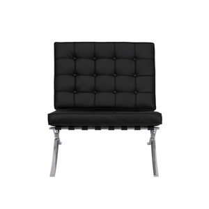 Reproduction of Mies Van Der Rohe Pavilion Lounge Chair - Black